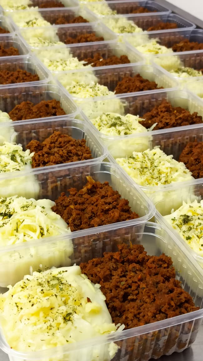 Purê de Batata Inglesa com Carne